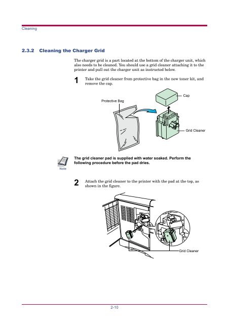 2.3 Cleaning - KYOCERA Document Solutions