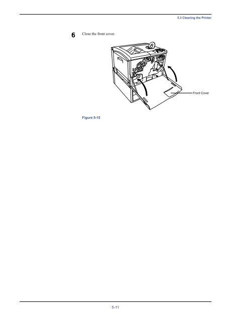 5.3 Cleaning the Printer - KYOCERA Document Solutions