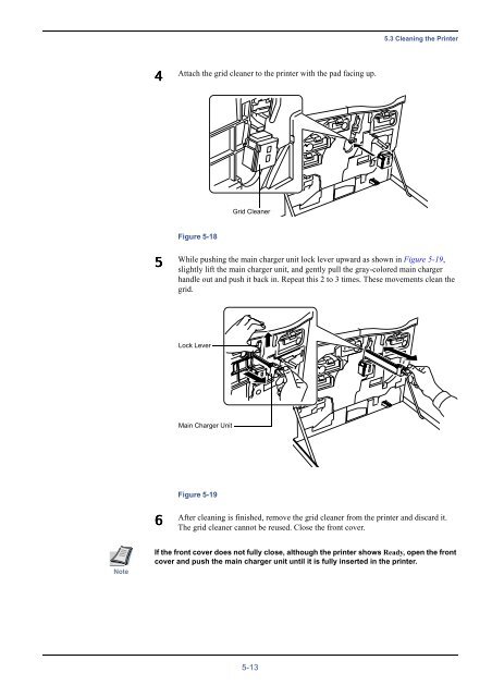 5.3 Cleaning the Printer - KYOCERA Document Solutions