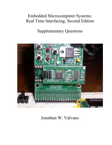 Embedded Microcomputer Systems: Real Time Interfacing, Second ...