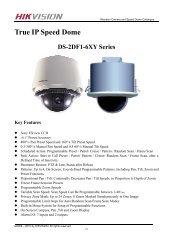 Hikvision Analog Speed Dome - Nvcadocs.info