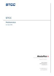 Medieanalys - STCC