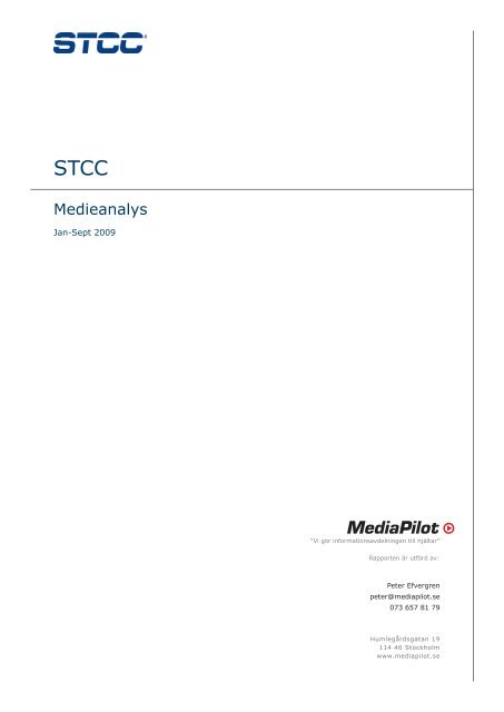 Medieanalys - STCC