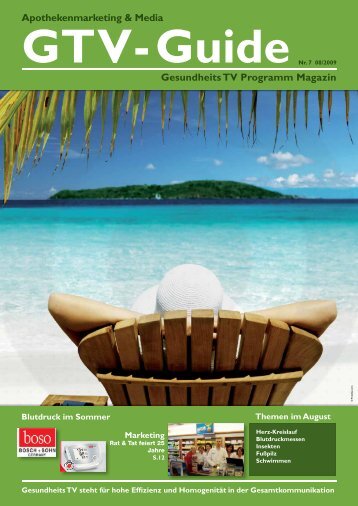 Apothekenmarketing & Media Gesundheits TV Programm Magazin