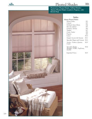 Pleated Shades - Skandia Window Fashions