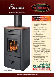 Wood Heaters Scandia Stoves Spares