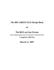 Big Green Egg Recipes - The Naked Whiz