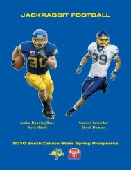 Spring Prospectus - South Dakota State University Athletics