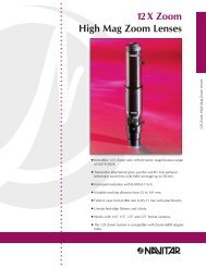 Navitar 12X Zoom brochure - Mengel Engineering