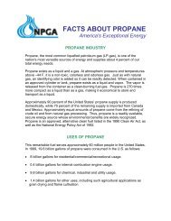 FACTS ABOUT PROPANE - National Propane Gas Association