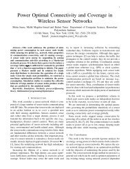 Power Optimal Connectivity and Coverage in Wireless Sensor ...