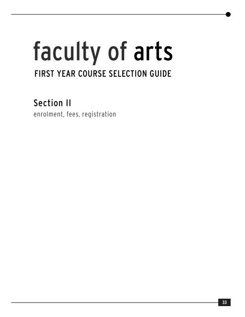 FYCSG 05/06 REV2 - Faculty of Arts - York University