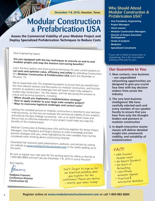 Modular Construction & Prefabrication USA - The Structural Engineer
