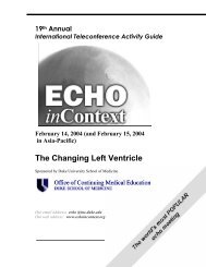 The Changing Left Ventricle - Echo in Context