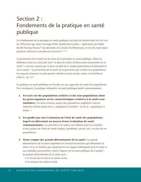 en santÃ© communautaire au Canada - Community Health Nurses ...