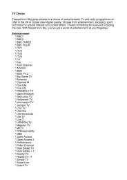 freesat channel List - Chantry Digital Ltd