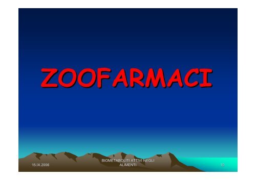 ZOOFARMACI - Sipps