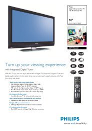 Philips TV Information. - Chantry Digital Ltd