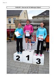 Das war der 10. Bedburger Citylauf - 12. Bedburger Citylauf