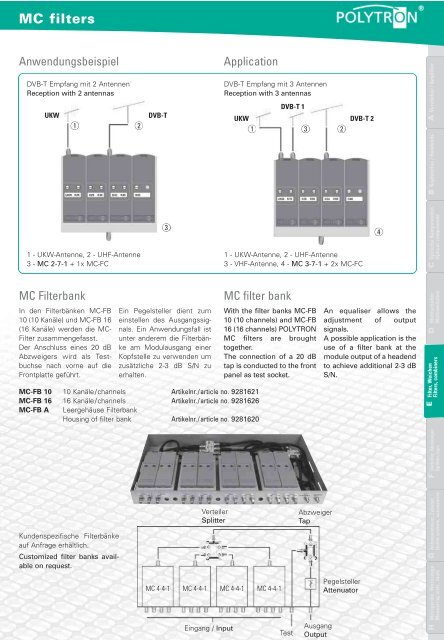 MC filters - Tekno Group