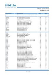 Inhaltsverzeichnis alphabetisch - Tekno Group