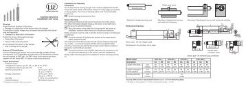 Assembly Instructions induSENSOR LVDT sensor ... - Micro-Epsilon