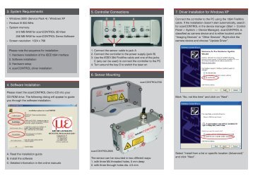 scanCONTROL 2700/2800 Quick Manual - Micro-Epsilon