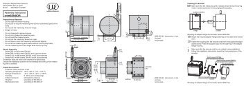 Assembly instructions draw wire sensor take up ... - Micro-Epsilon