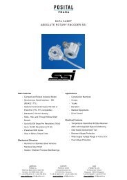 DATA SHEET ABSOLUTE ROTARY ENCODER SSI