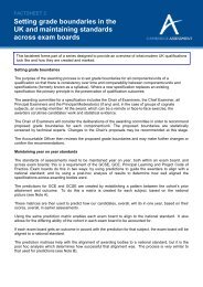 Setting Grade Boundaries - Cambridge Assessment