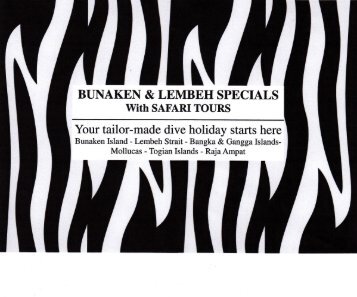 Bunaken & Lembeh Specials with Safari Tours