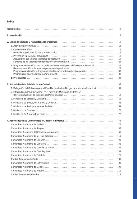 PLAN NACIONAL SOBRE DROGAS MEMORIA 2002