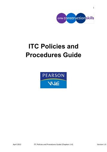 ITC Policies and Procedures Guide Part 1