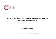 Albo dei beneficiari 2009 - Comune di Cadoneghe