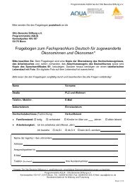 Fragebogen - Otto Benecke Stiftung eV