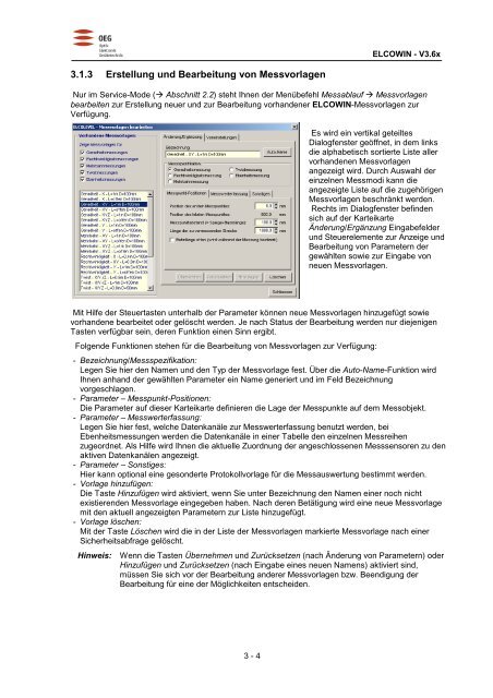 ELCOWIN V3.6x - OEG