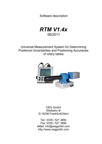 RTM V1.4x - OEG