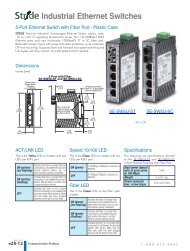 Stride Industrial Ethernet Switches