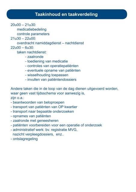 Introductiebrochure studenten: 'Heelkunde 1' - Sfz.be