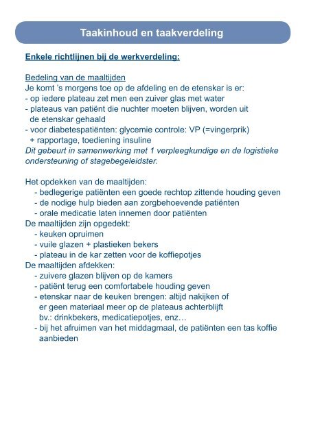 Introductiebrochure studenten: 'Heelkunde 1' - Sfz.be