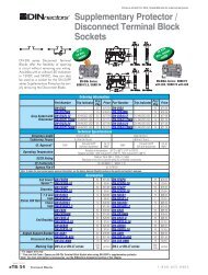 Terminal Block Sockets