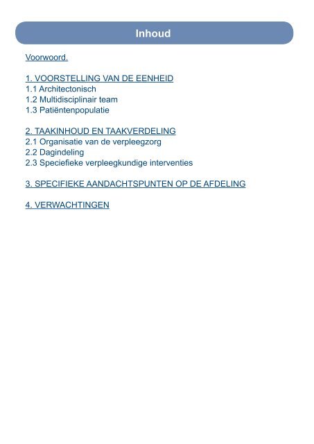 Introductiebrochure studenten: 'Geriatrie 2' - Sfz.be