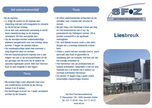 Liesbreuk - Sfz.be