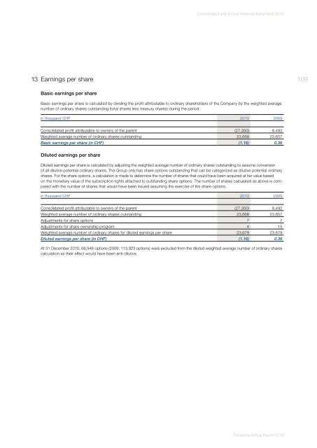 Annual Report 2010 (PDF, 5.2MB) - Panalpina Annual Report 2012