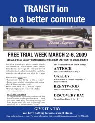 TRANSIT ion to a better commute - Tri Delta Transit