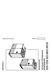 SCAN COIN CDS 602/642KundbetjÃ¤nad