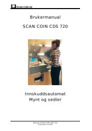 Brukerveiledning CDS720N2 - ScanCoin