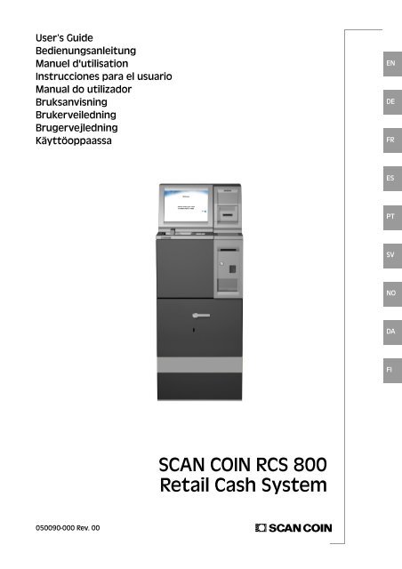 Brukerveiledning, RCS 800, norsk (Rev00) - ScanCoin