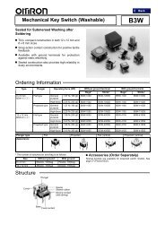 Omron B3W-4050 datasheet - Octopart