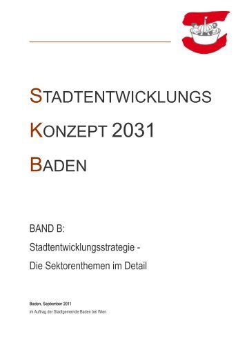 Stadtentwicklungskonzept Baden 2031